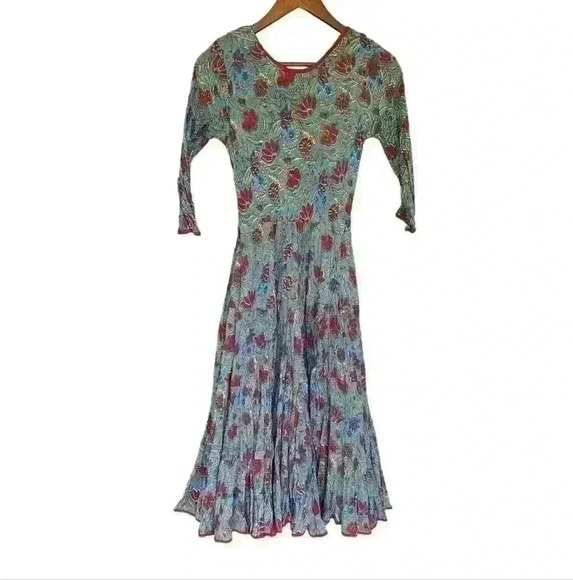 NWT Trade Cloth Sante Fe Dress Secret Garden - Picture 4 of 7